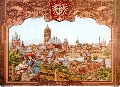 Frankfurt Main Panorama Alt Frankfurt