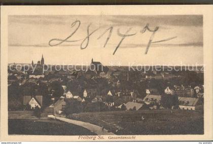 Freiberg Sachsen Gesamtansicht