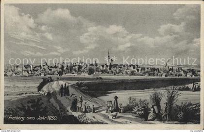 Freiberg Sachsen Stadtansicht