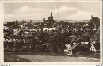 Freiberg Sachsen Teilansicht