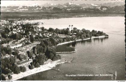 Friedrichshafen Bodensee Friedrichshafen Bad Kirche Fliegeraufnahme