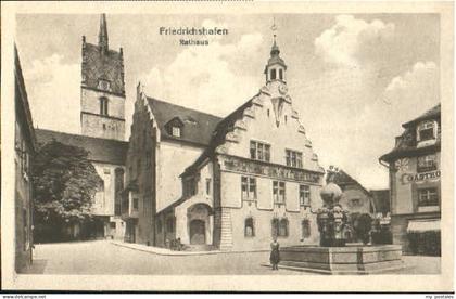 Friedrichshafen Bodensee Friedrichshafen Rathaus ungelaufen ca. 1920