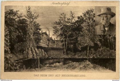 Das Heim des Alt Reichskanzlers, Friedrichsruh