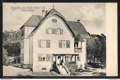 AK Fürth i. B., Heilstätte der Stadt Fürth, Doktorhaus