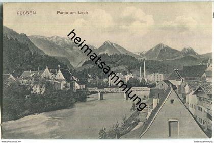 Füssen - Lech - AK ca. 1910 - Verlag M. Kurth Füssen
