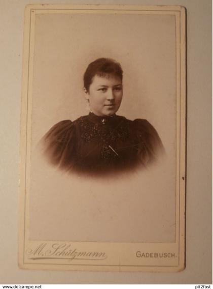 Kabinettfoto - Atelier Schützmann in Gadebusch , Spethmann , Kähler , Adel , CDV , Photographie , Kabinett !!