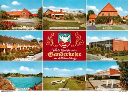 Ganderkesee Schule Freizeitzentrum Tennishalle Rathaus Wohnsiedlung Hallenbad Fr