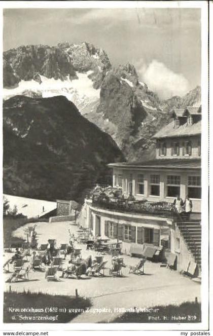 Garmisch-Partenkirchen gestempelt Garmisch - Partenkirchen Kreuzeckhaus Gletsche