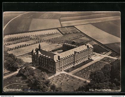 AK Geilenkirchen, Missionshaus, Fliegeraufnahme