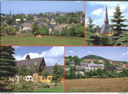 Altenberg Erzgebirge Altenberg Kirche Bahnhof  x 1996