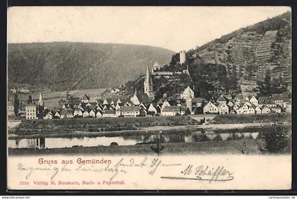 AK Gemünden / Main, Gesamtansicht