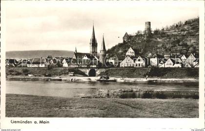 Gemuenden Main Stadtblick