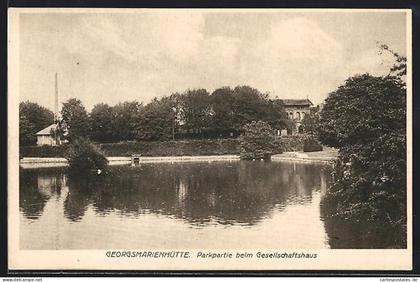 AK Georgsmarienhütte, Parkpartie beim Gesellschaftshaus