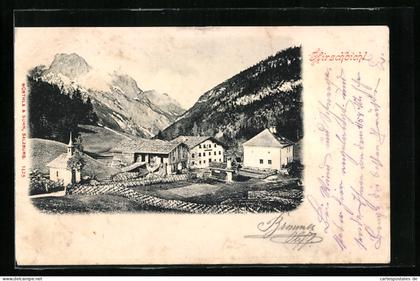 AK Geretsried, Ortsansicht mit Hirschbühel