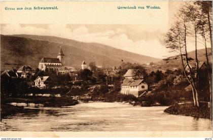 CPA Gernsbach - Gernsbach von Westen GERMANY (910630)