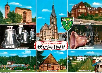 Gescher Maria Himmelfahrt Glockenfabrik Freibad Heimathaus Campingplatz