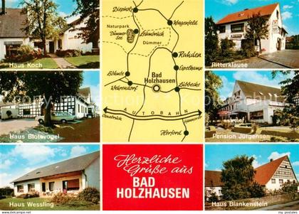 Bad Holzhausen Luebbecke Gaestehaeuser Pensionen Landkarte