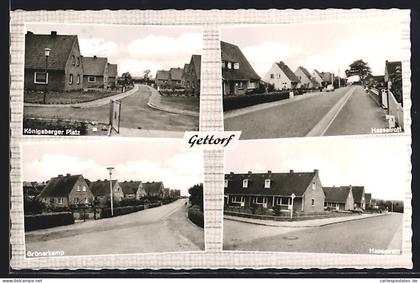 AK Gettorf, Königsberger Platz, Grünerkamp, Hasselrott, Siedlungen