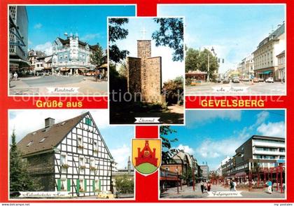 Gevelsberg Mittelstrasse Am Nirgena Huelsenbecksches Haus Fussgaengerzone
