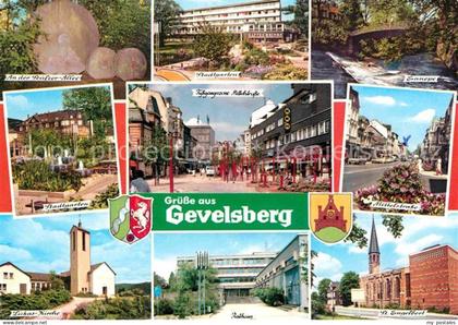 Gevelsberg Seufzerallee Stadtgarten Kirche Fussgaengerzone Ennepe Mittelstrasse