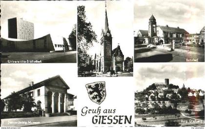 Giessen Lahn Giessen Museum Bahnhof Burg Universitaet