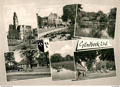 Gladbeck Rathaus Wittringen-Gondelteich Stadtbuecherei