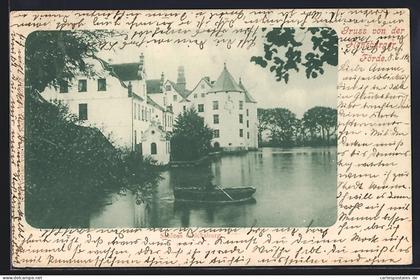 AK Flensburg, Flensburger Förde, Schloss Glücksburg