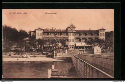 AK Glücksburg, Partie am Strandhotel