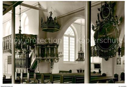 Glueckstadt Ev.-luth. Stadtkirche Innenansicht Kanzel