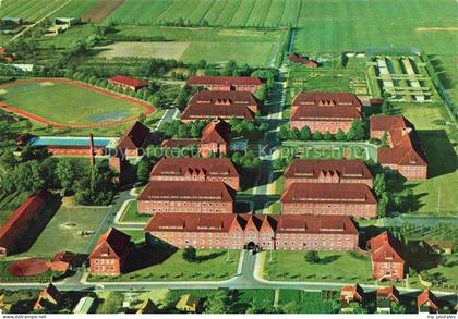 Glueckstadt Steinburg Schleswig-Holstein Marinekaserne Elbe Fliegeraufnahme Kase