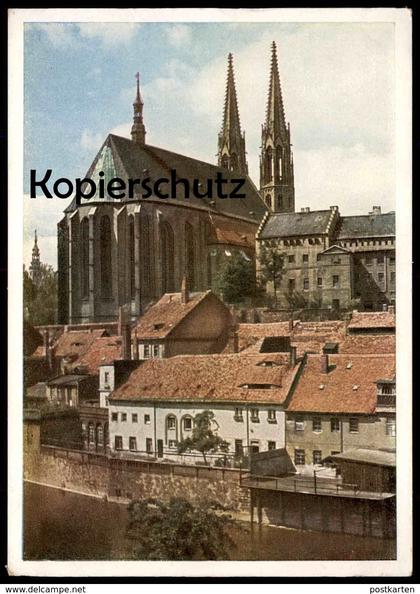 ALTE POSTKARTE GÖRLITZ PETERSKIRCHE 1951 Kirche church église Zgorzelec A. R. Steudtner Ansichtskarte cpa postcard AK