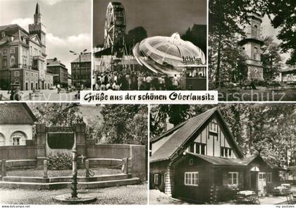 Oberlausitz Region Loebau Neugersdorf Volksfest Kottmar Loebau Blockhaus zum Wal