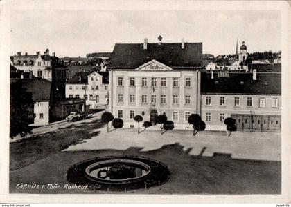 I0212 - Gössnitz Gößnitz Rathaus Brunnen - Verlag Karl Cramer