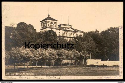 ALTE POSTKARTE GÖTTINGEN ROHNS ARCHITEKTUR VERFASSER STUDENT TOTSCHLÄGERGLEICHUNG FORMEL MATHEMATIK MATHE Gleichung math