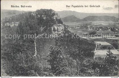 Gohrisch Papststein Felsen Elbsandsteingebirge