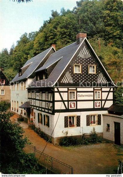 Kleinhennersdorf Liethenmuehle Ferienobjekt des VEB Uhrenwerke Ruhla