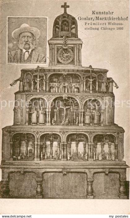 Goslar Kunstuhr Goslar Marktkirchhof