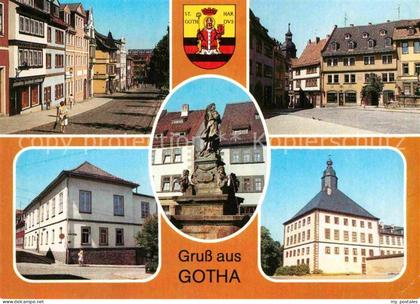 Gotha Thueringen Hauptmarkt Zur Goldenen Schelle Schellenbrunnen Hauptmarkt