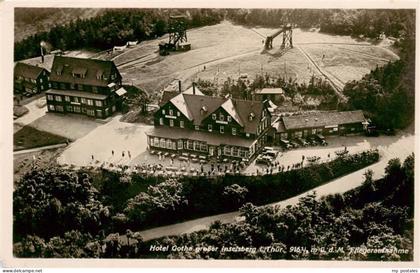 Grosser Inselberg Gotha Thueringen Hotel Gotha Fliegeraufnahme