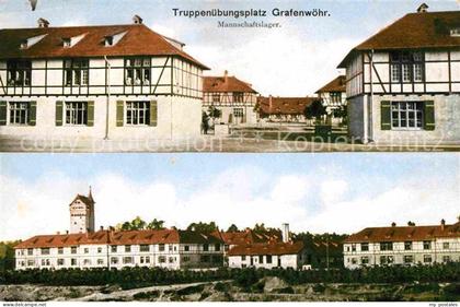 Grafenwoehr Truppenuebungsplatz Mannschaftslager