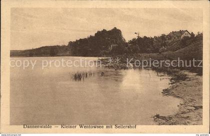 Dannenwalde Gransee Kleiner Wentowsee mit Seilershof