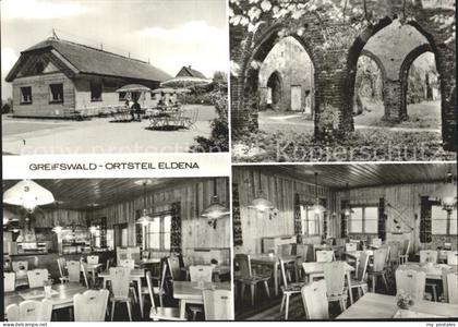 Eldena Greifswald Konsum Gaststaette Waldhaus Klosterruine