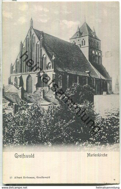 Greifswald - Marienkirche - Verlag Albert Erdmann Greifswald