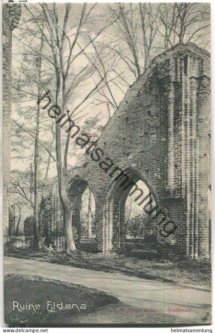 Ruine Eldena - Verlag Albert Erdmann Greifswald ca. 1910