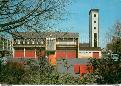 Griesheim Hessen Feuerwehrgeraetehaus mit Schlauchturm