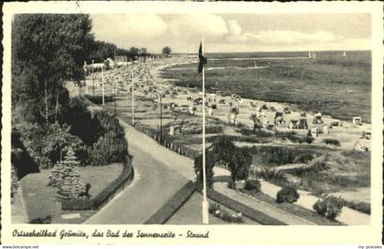 Groemitz Ostseebad Groemitz Bad Strand x 1958