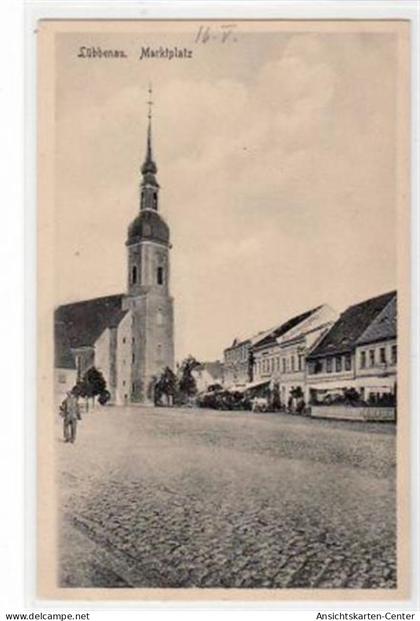 39021406 - Luebbenau mit Marktplatz ungelaufen  kleiner Knick unten links, sonst gut erhalten.