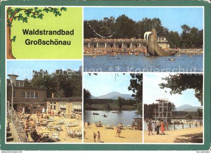 Grossschoenau Sachsen Waldstrandbad Teilansichten