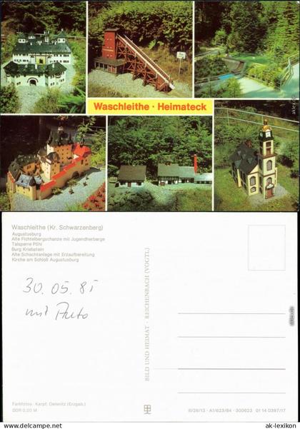 Waschleithe-Grünhain-Beierfeld Augustusburg, Alte  Jugendherberge  1984