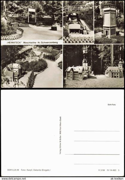 Waschleithe-Grünhain-Beierfeld Miniaturschauanlage Heimatecke 1984